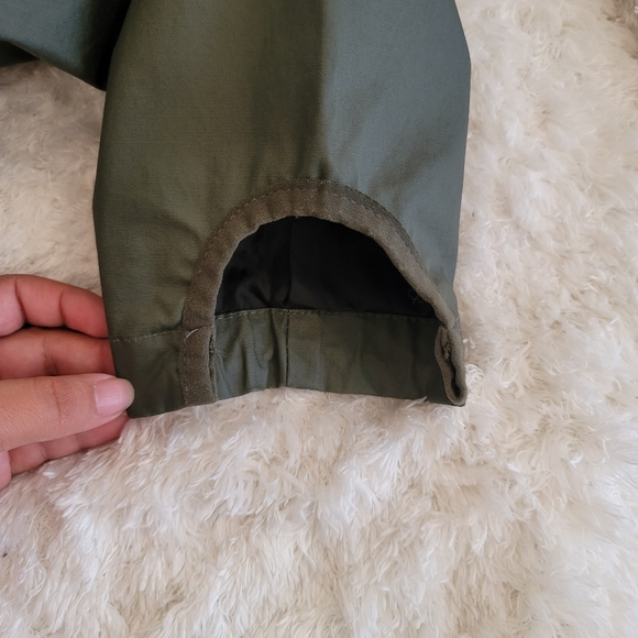 ASOS Fisherman Army Green Trench Coat  size 2 - Picture 16 of 16